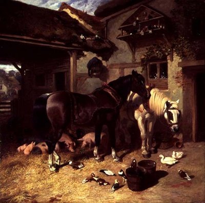 Farmyard Scene by Anonymous