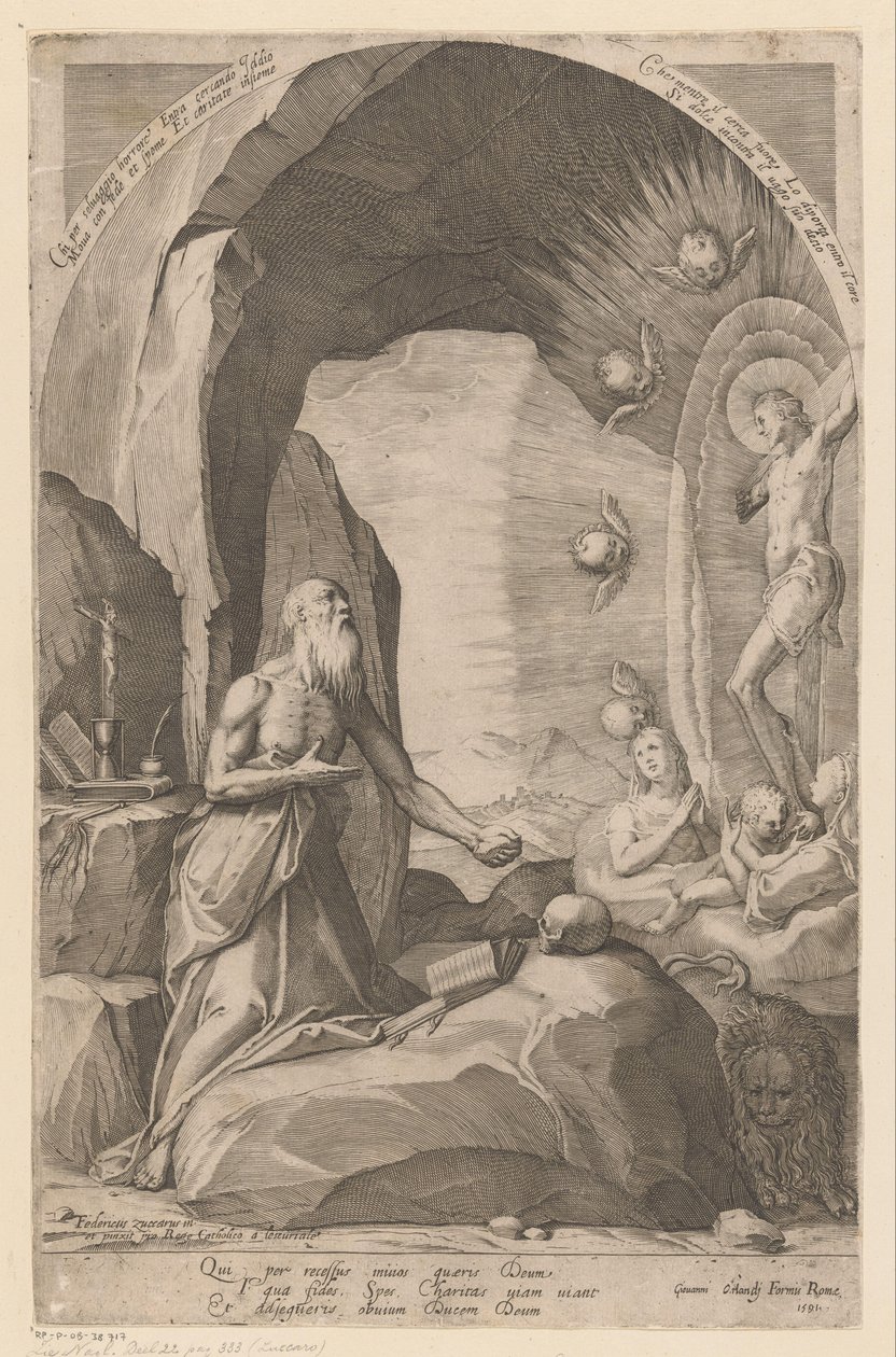 Saint Jerome in the Wilderness by Anonymous