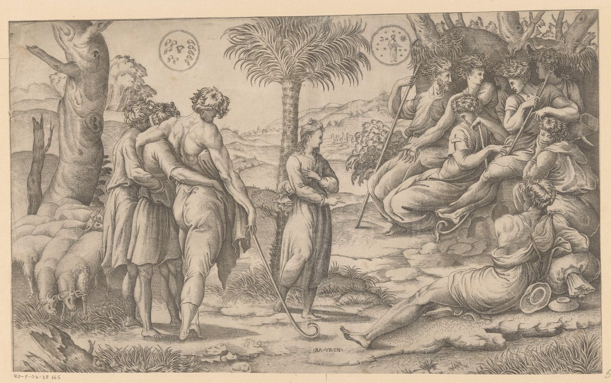 Joseph tells his brothers about his dreams by Anonymous