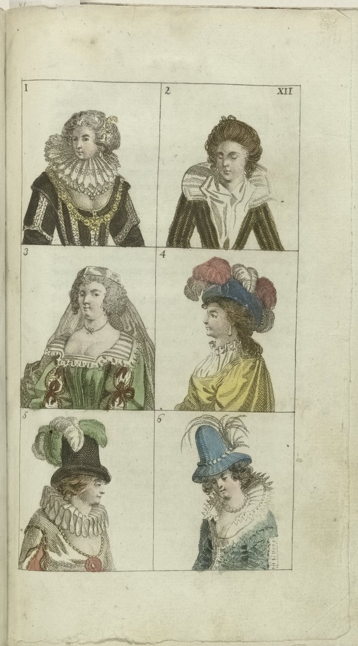 Cabinet of Fashion and Taste 1791, pl. XII by Anonymous