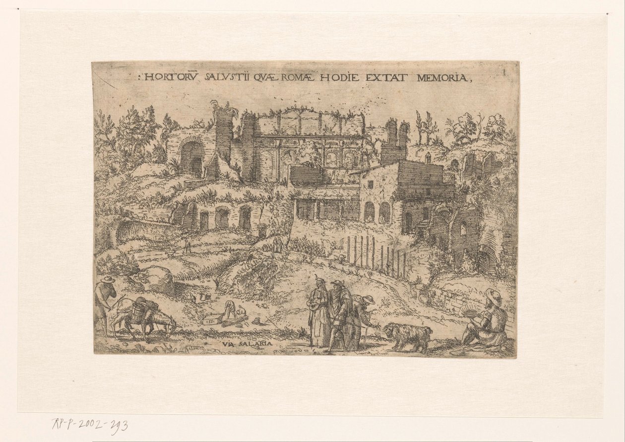 Pleasure Gardens of Sallust in Rome by Anonymous