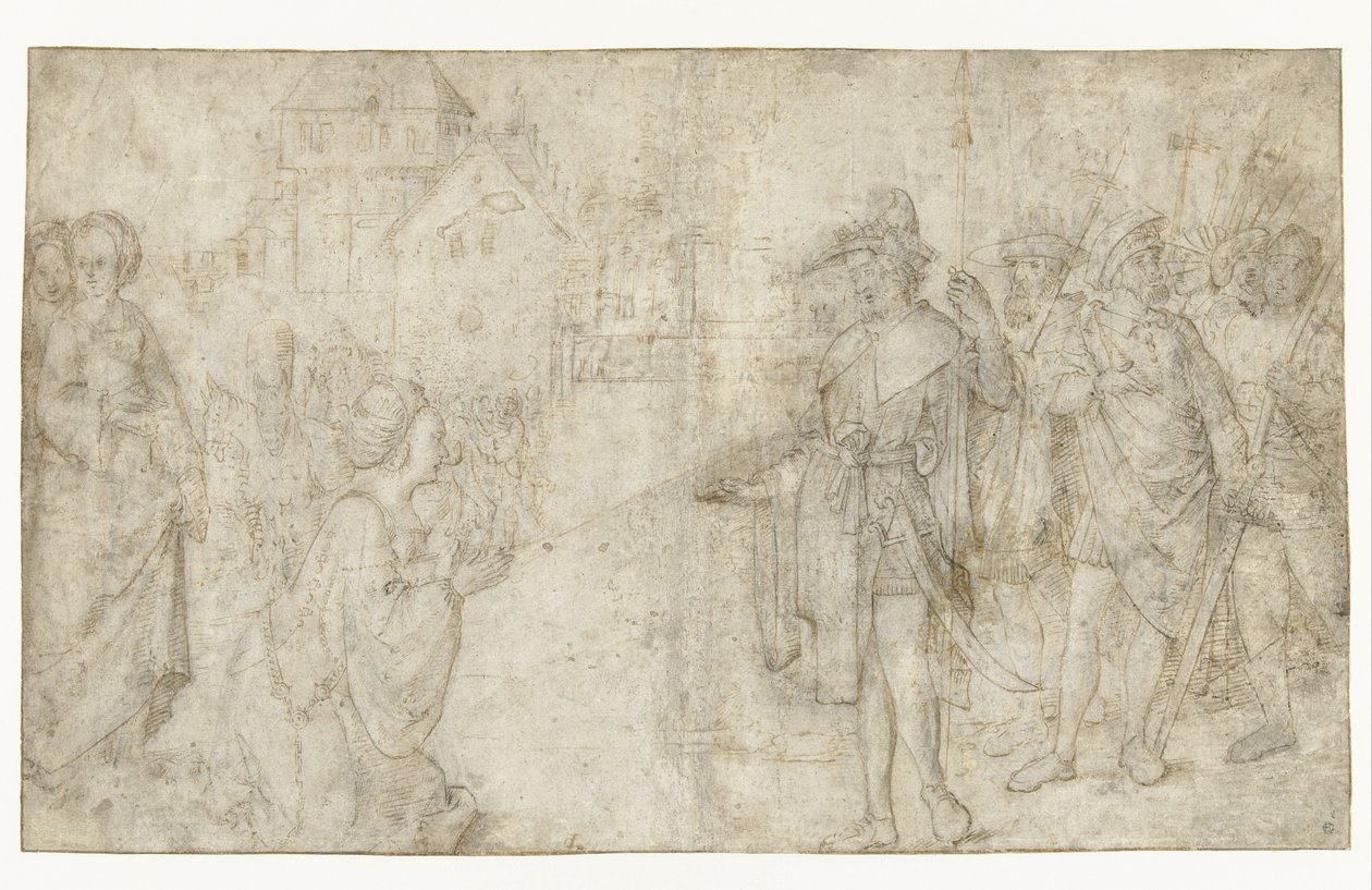 Meeting of David and Abigail by Anonymous