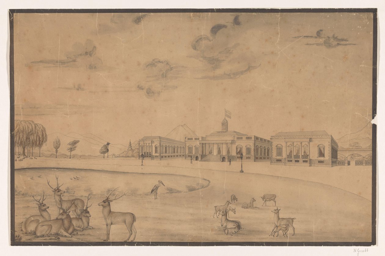 Palace of the Governor-General in Buitenzorg by Anonymous