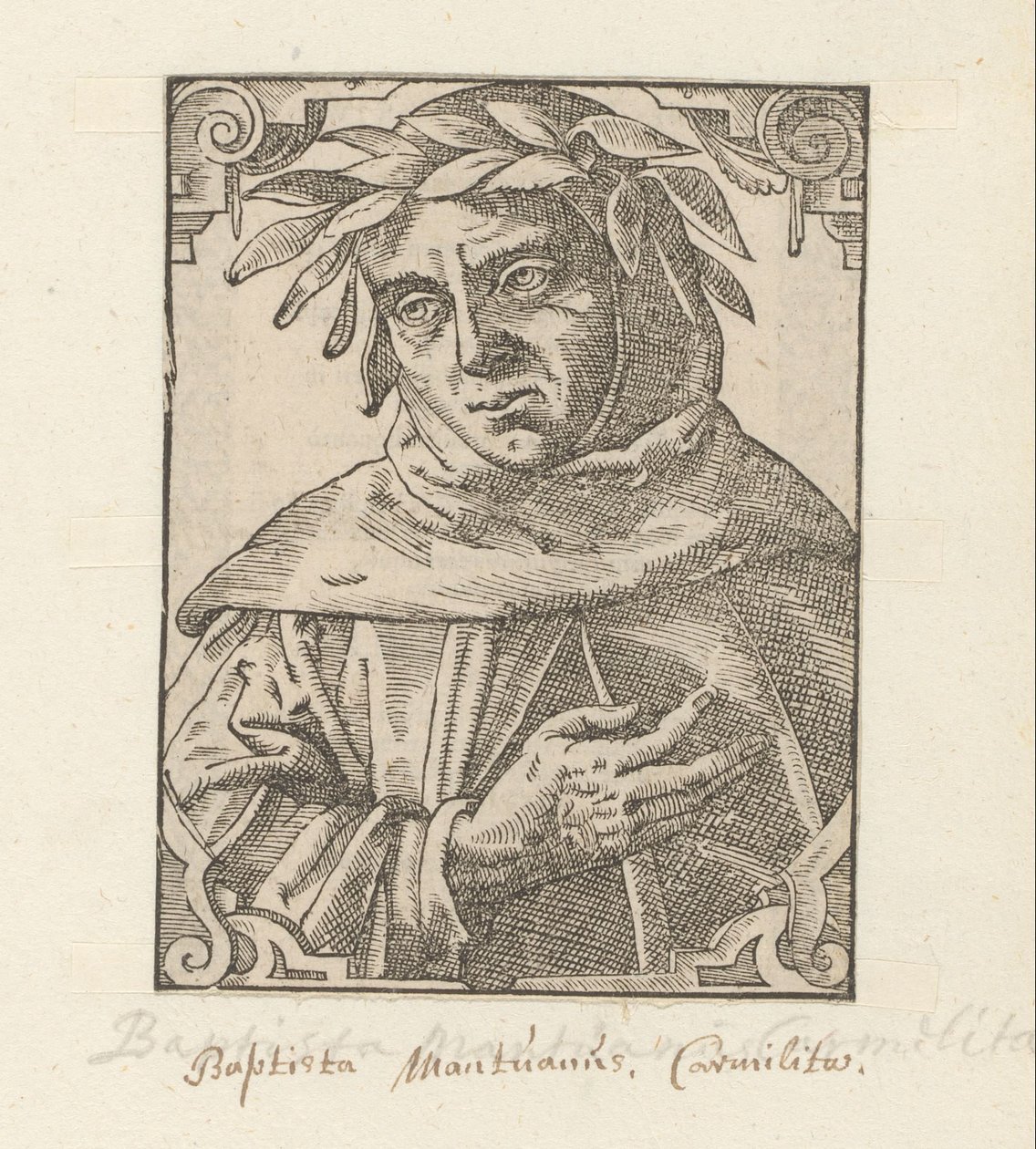 Portrait of Baptista Mantuanus by Anonymous