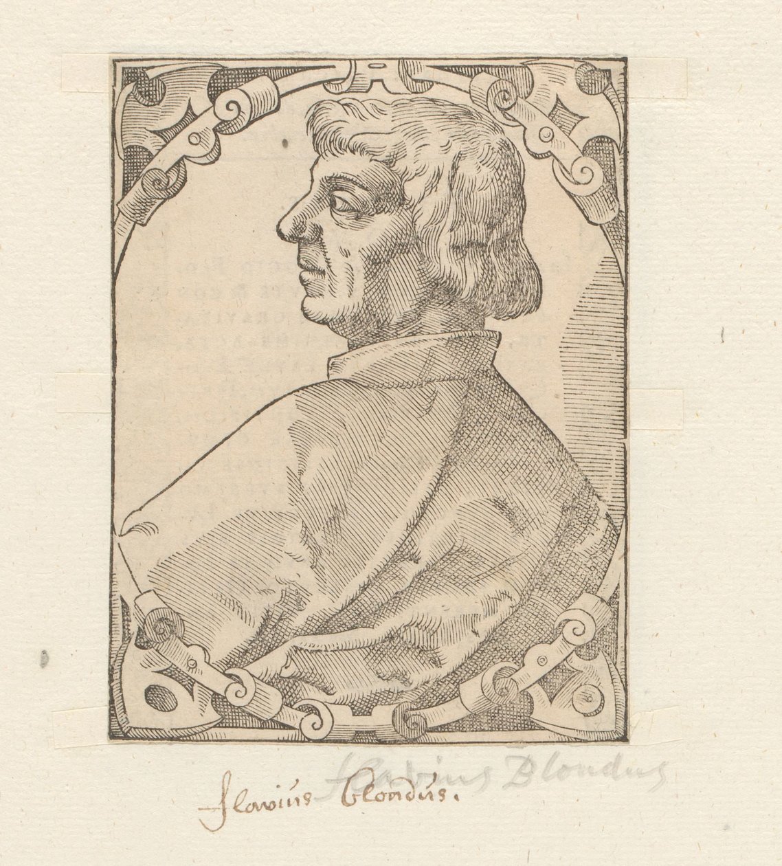Portrait of Flavio Biondo by Anonymous