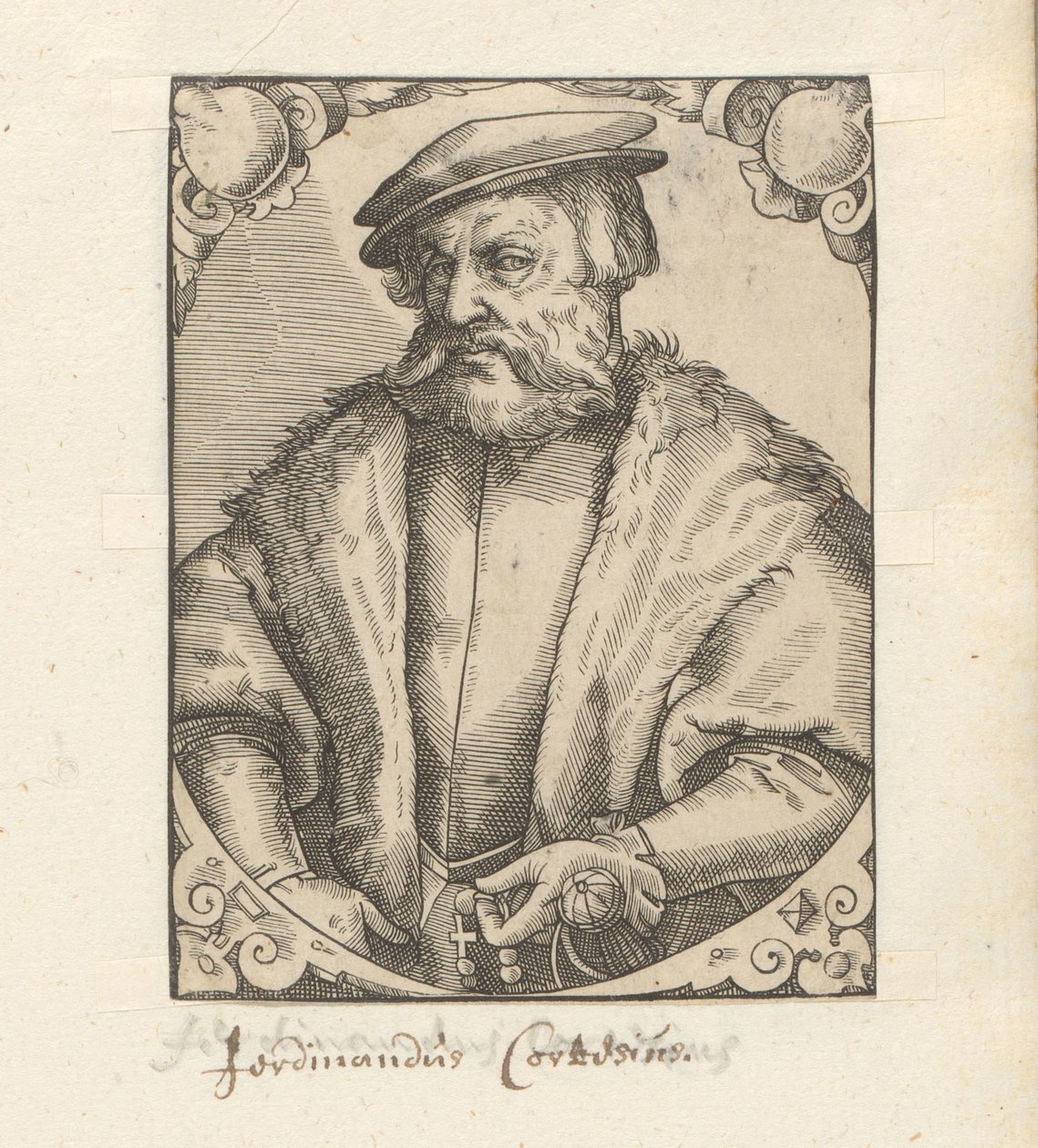 Portrait of Hernán Cortés by Anonymous