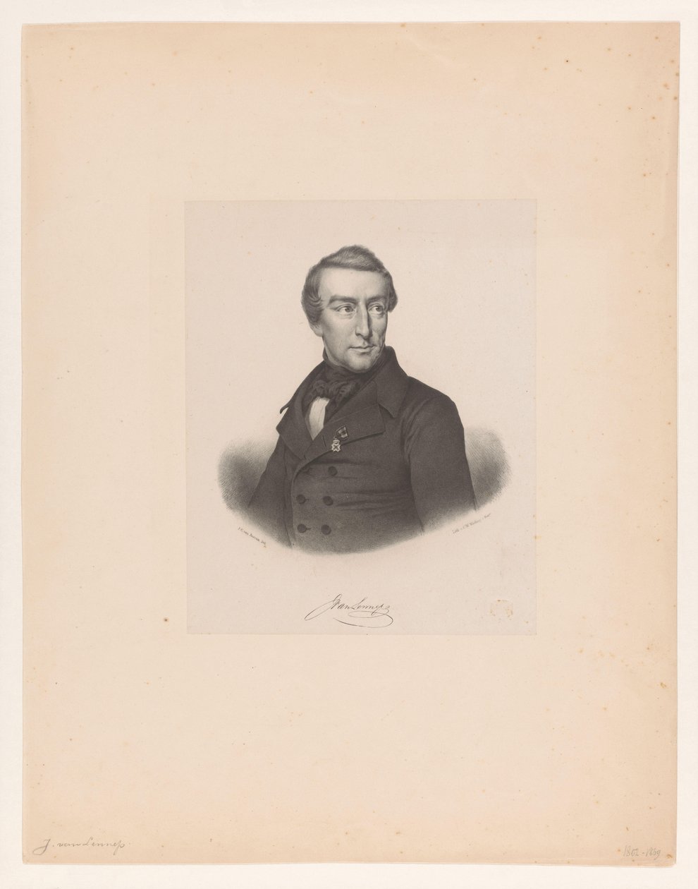 Portrait of Jacob van Lennep by Anonymous