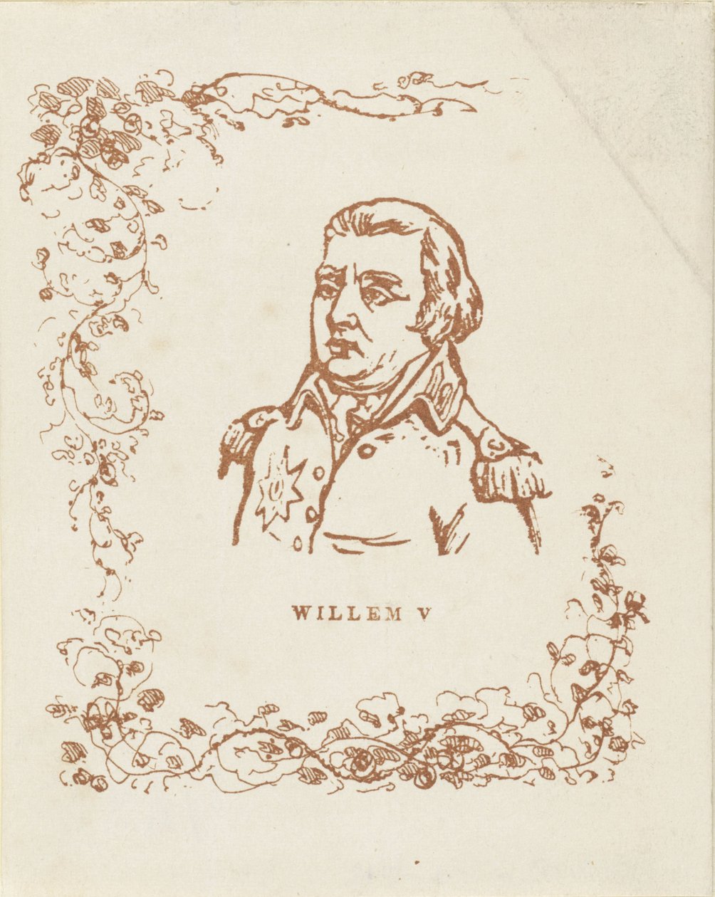 Portrait of William V, Prince of Orange-Nassau by Anonymous