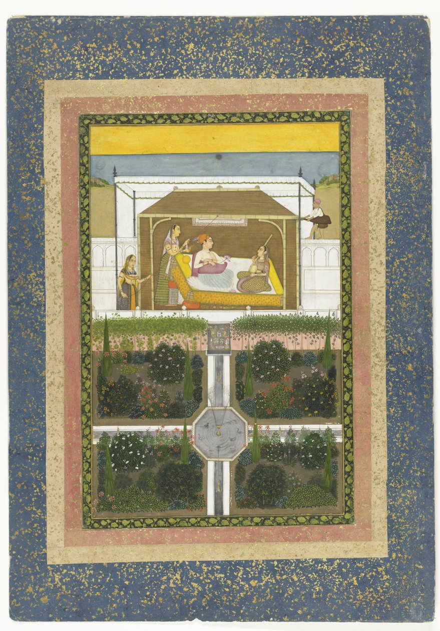 Prince in a Garden by Anonymous