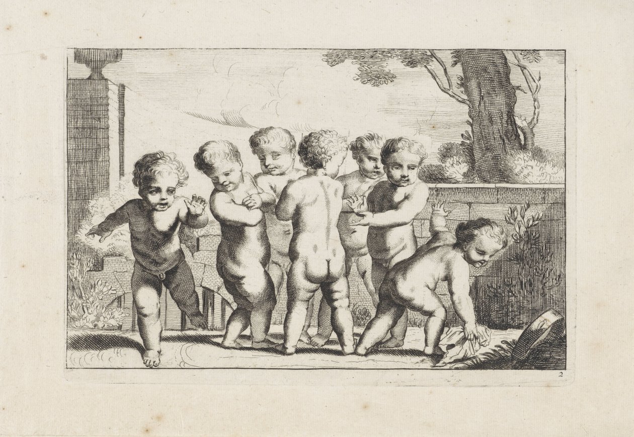 Putti Playing Blind Man