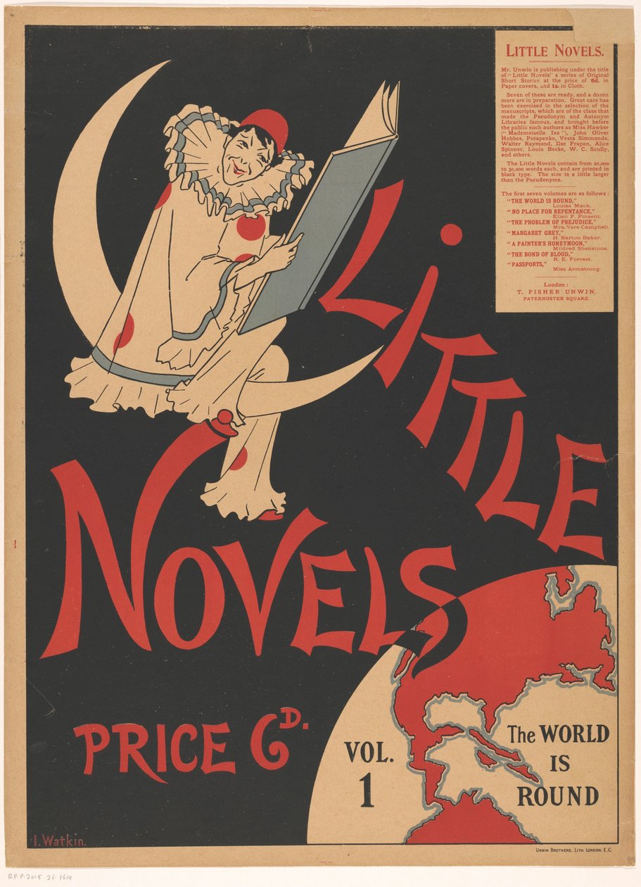Advertisement for the Little Novels Series by Anonymous