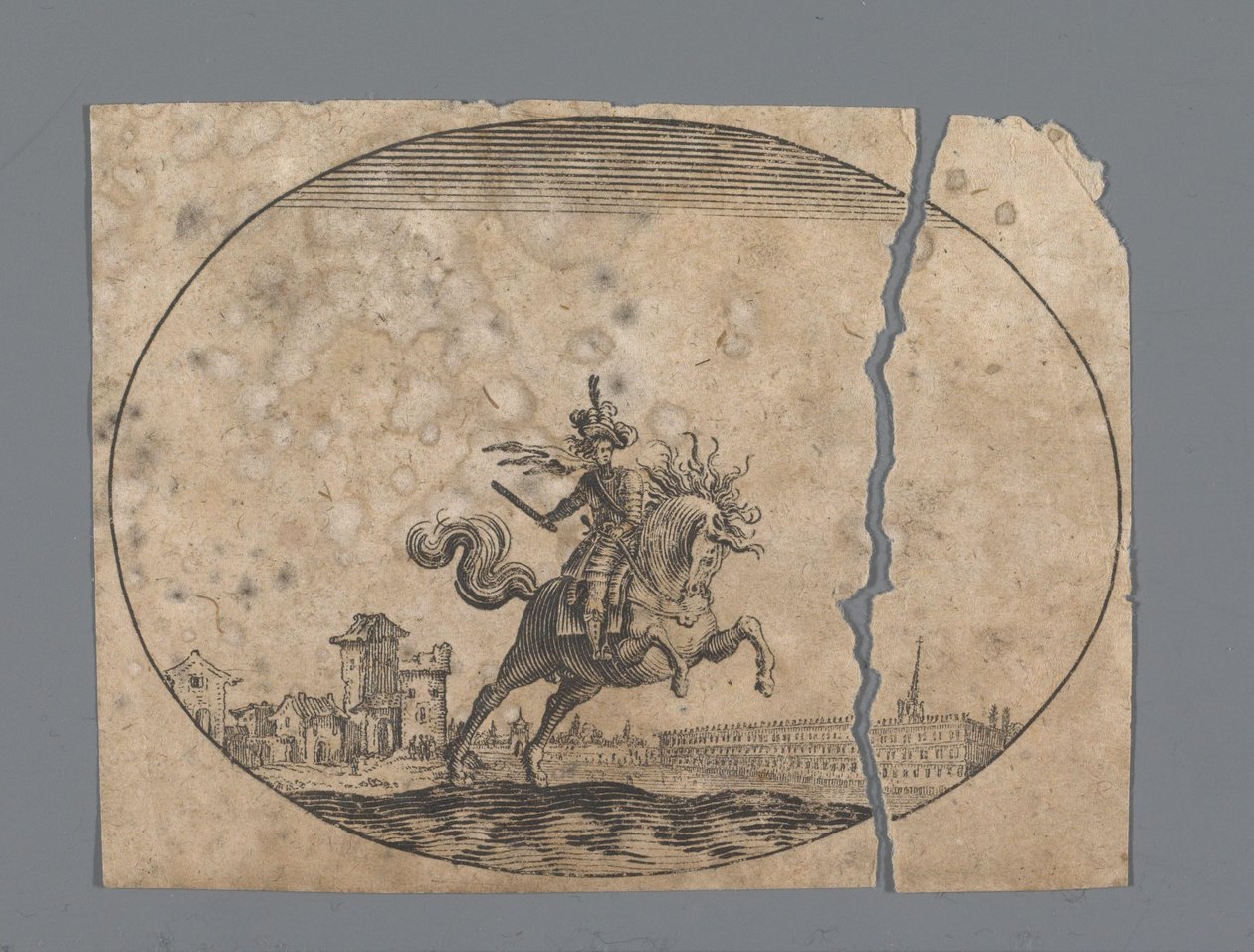 Rider on a Rearing Horse by Anonymous