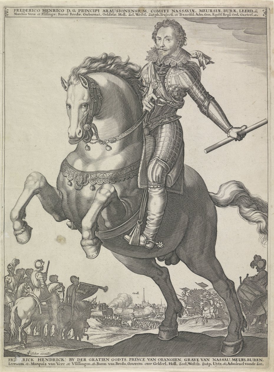 Equestrian Portrait of Frederick Henry, Prince of Orange by Anonymous