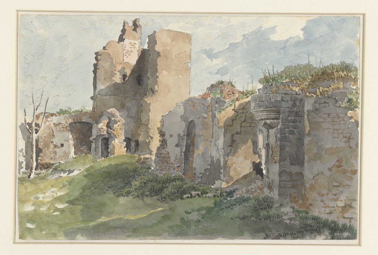 Ruins of the Château de Chevreuse by Anonymous