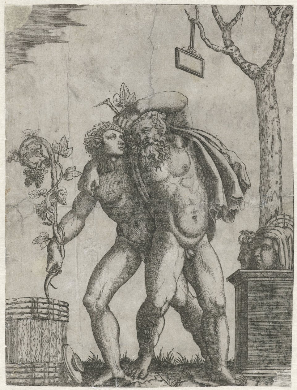 Silenus Supported by a Young Bacchant by Anonymous