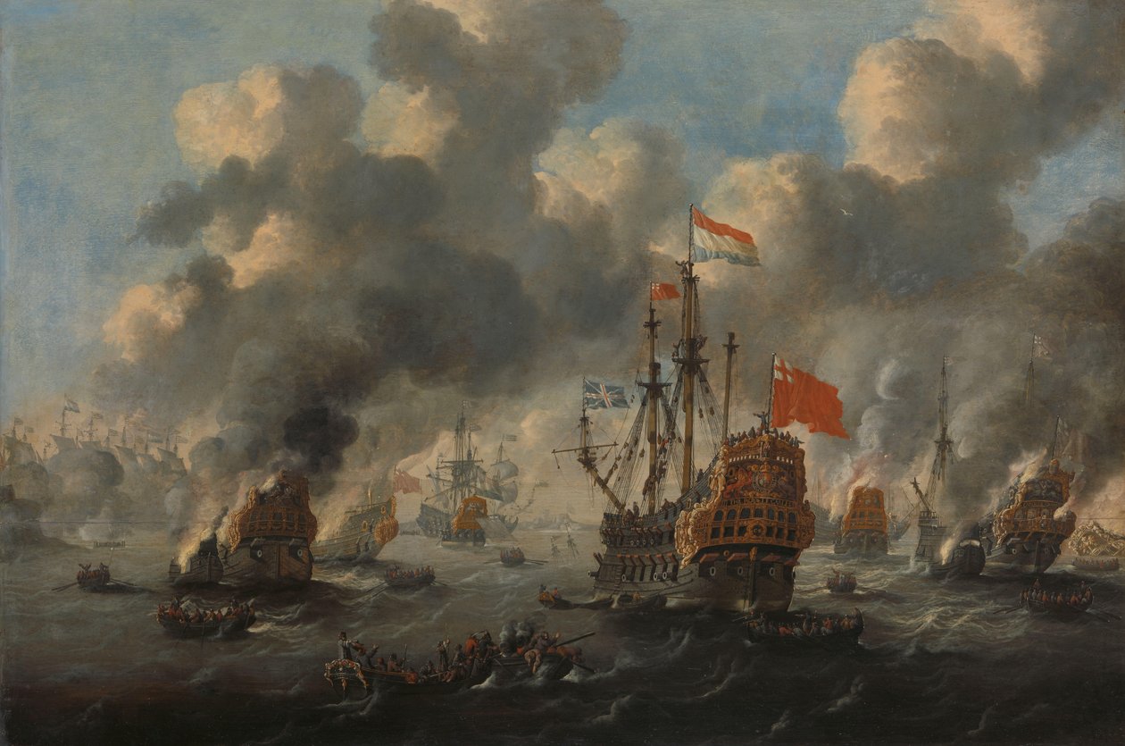The Dutch Raid on the Medway, 1667 by Anonymous
