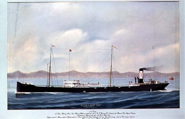 The Tanker SS Lucifer by Anonymous