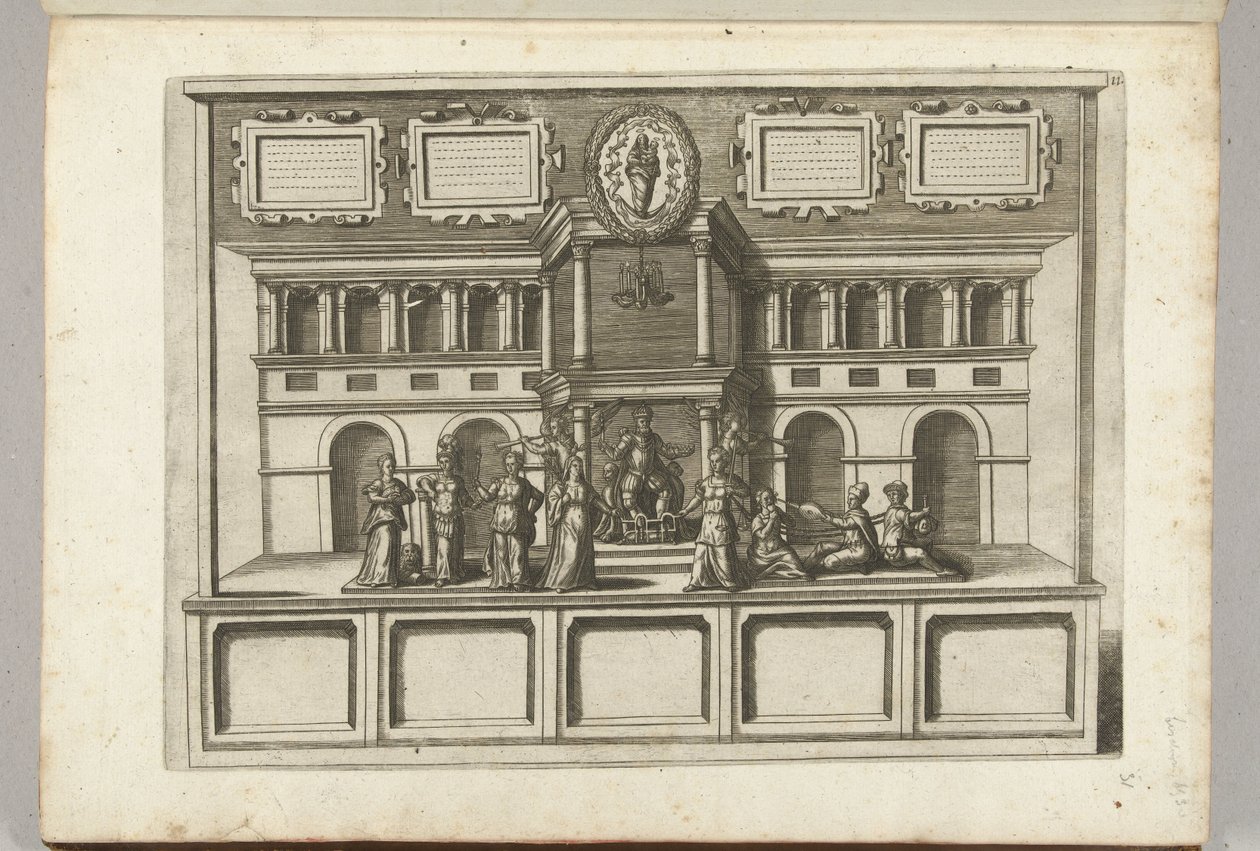 Scene with Virtues and Vices, 1594 by Anonymous