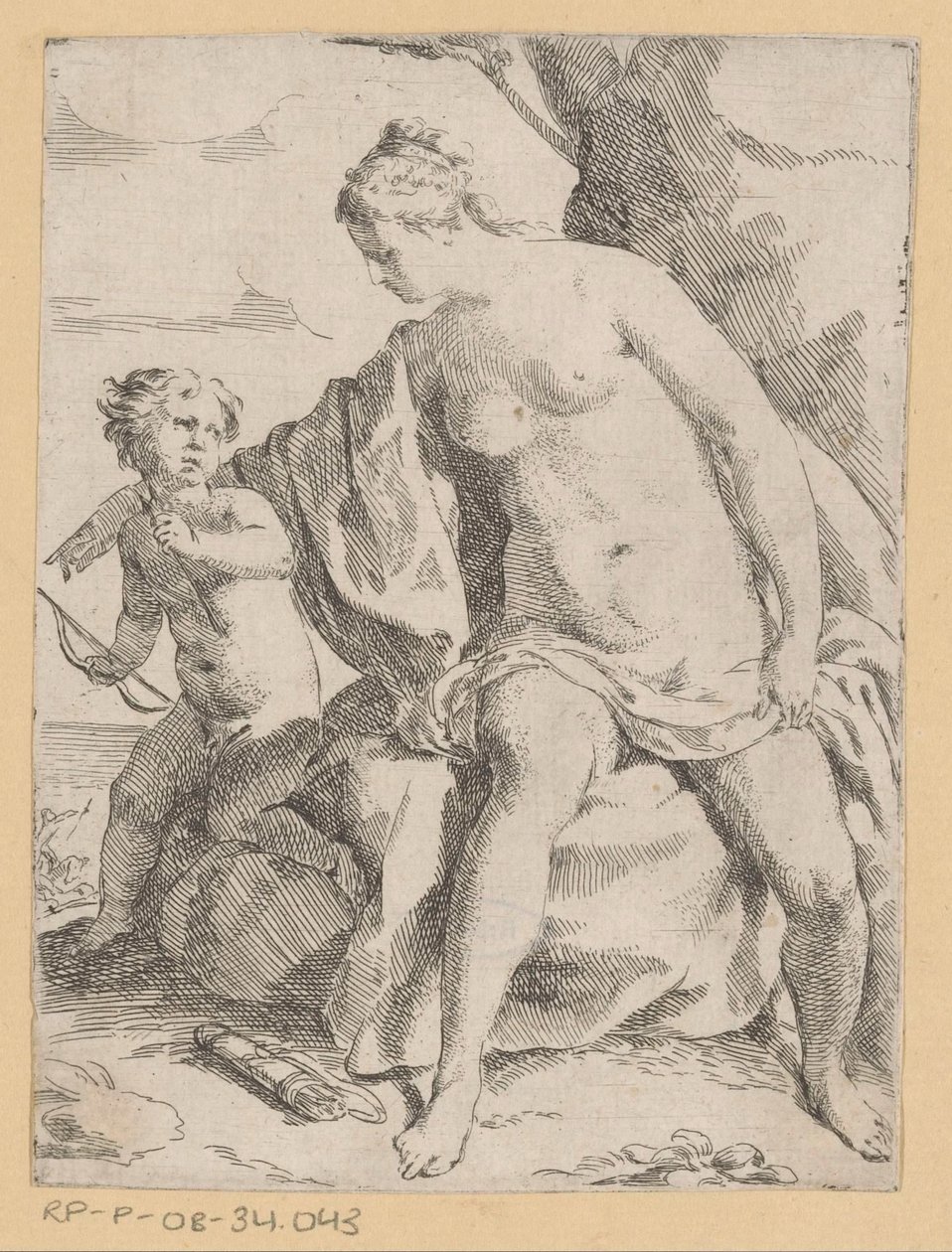 Venus and Cupid by Anonymous