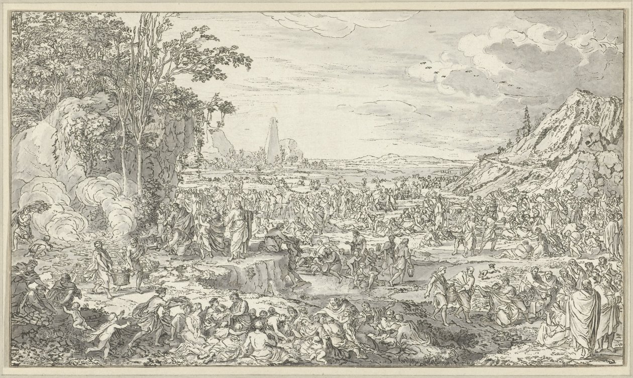 The Miracle of the Loaves and Fishes by Anonymous