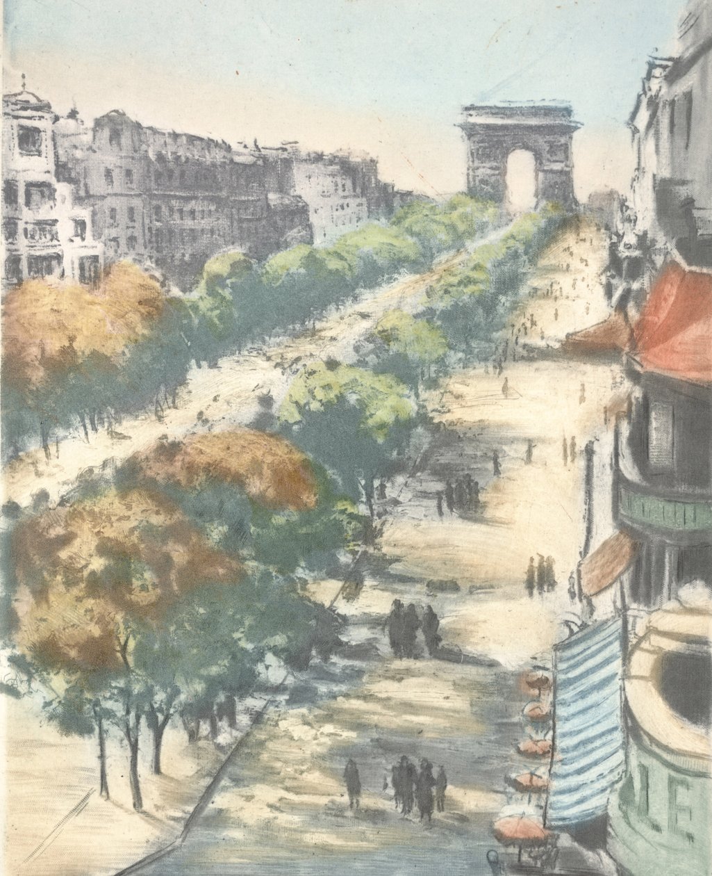 Champs Elysees by Anonymous Anonymous