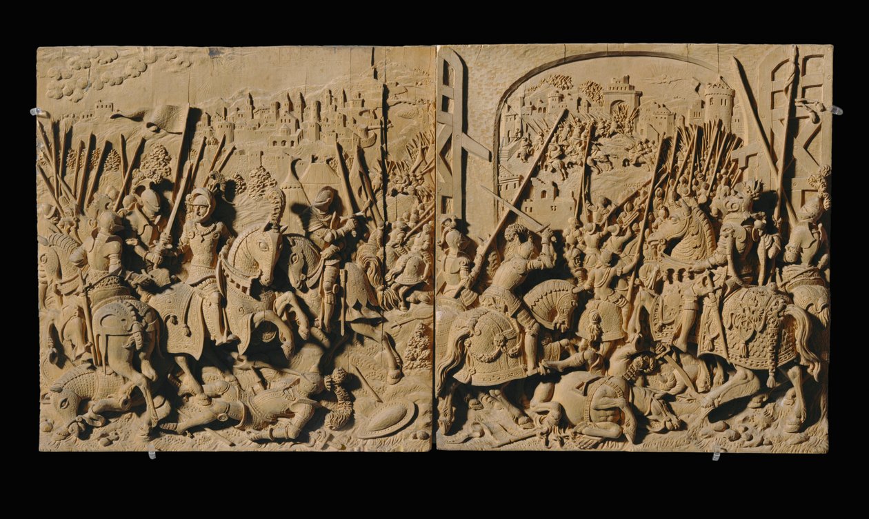 Eight Carved Reliefs, Cherry by Anonymous Anonymous