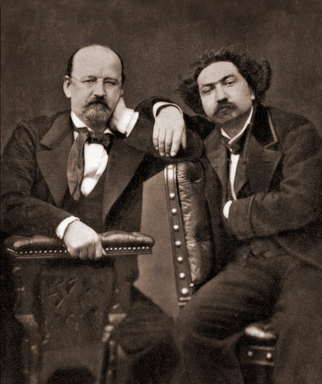 Emile Erckmann (1822-1899) and Alexandre Chatrian (1826-1890) by Anonymous Anonymous