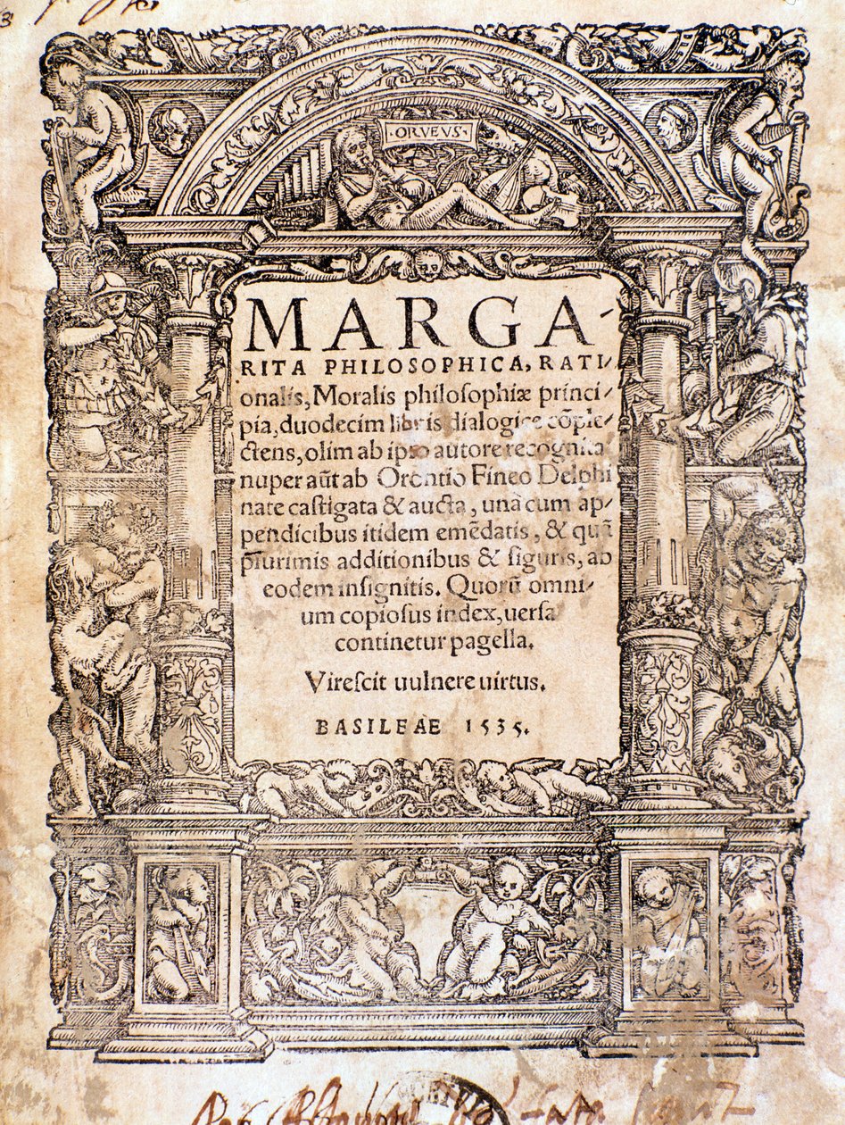Frontispiece of the Margarita Philosophica by Anonymous Anonymous