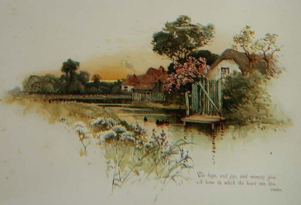 Hope and Joy, Victorian Book Illustration by Anonymous Anonymous