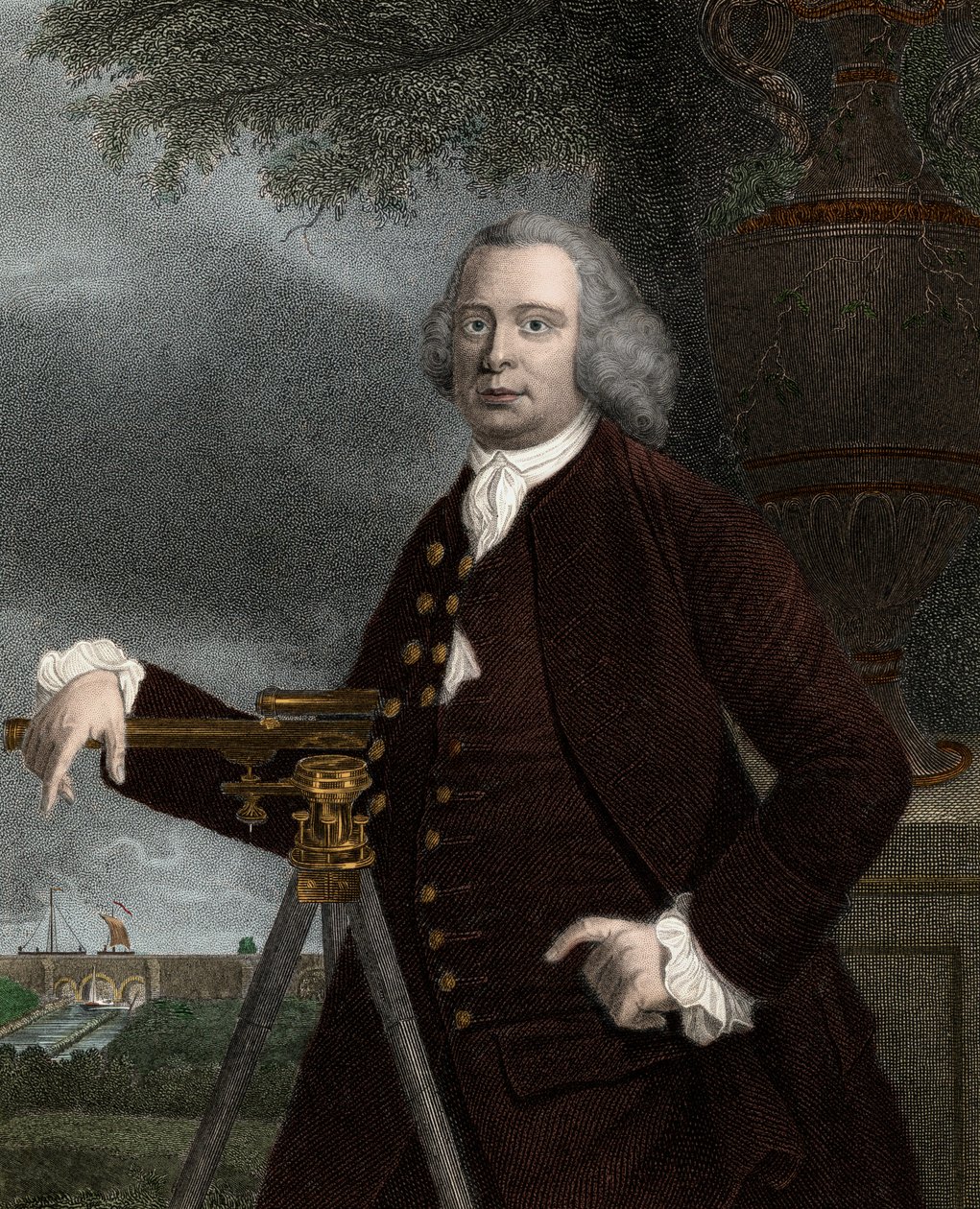 James Brindley, English engineer by Anonymous Anonymous