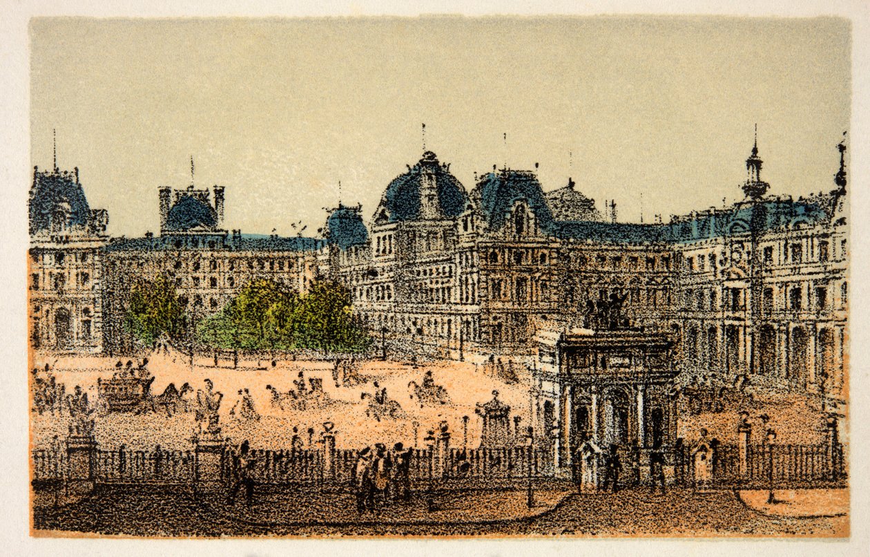 Paris 1874: The New Louvre - Private collection by Anonymous Anonymous