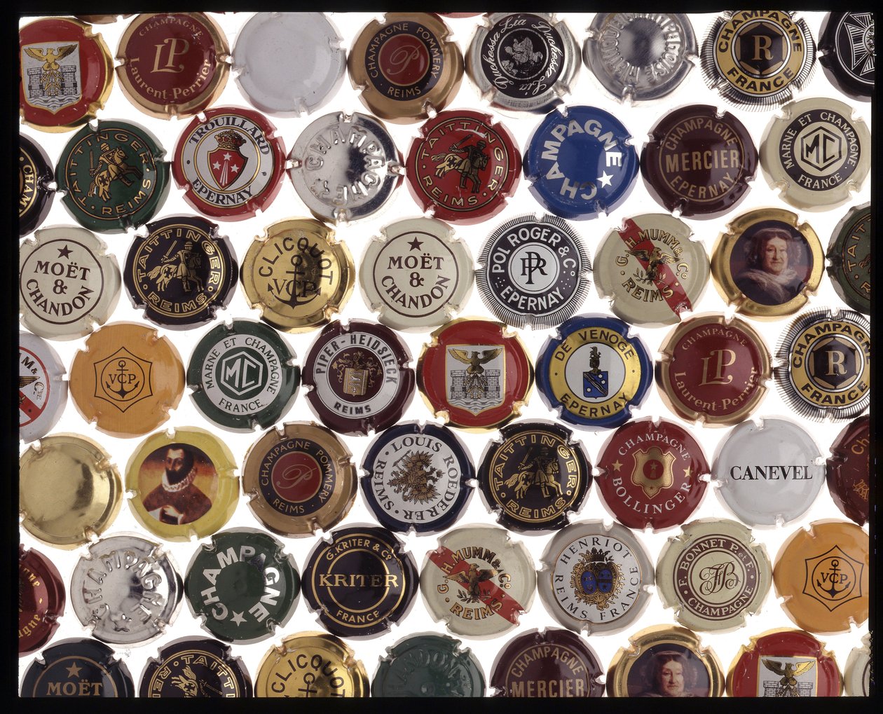 Placomusophilia - Champagne Capsule - Muselet Plate by Anonymous Anonymous