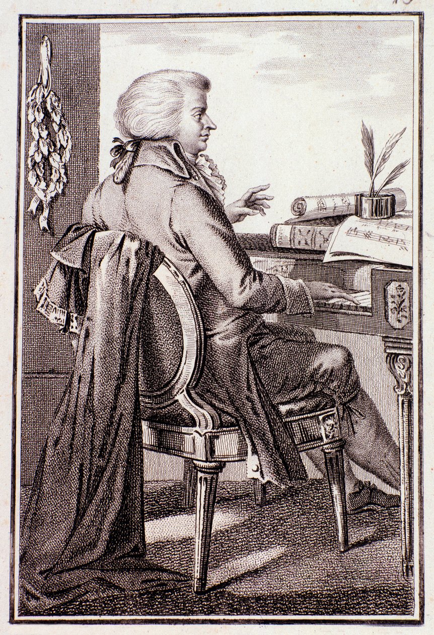 Portrait of Johann Leopold Mozart by Anonymous Anonymous
