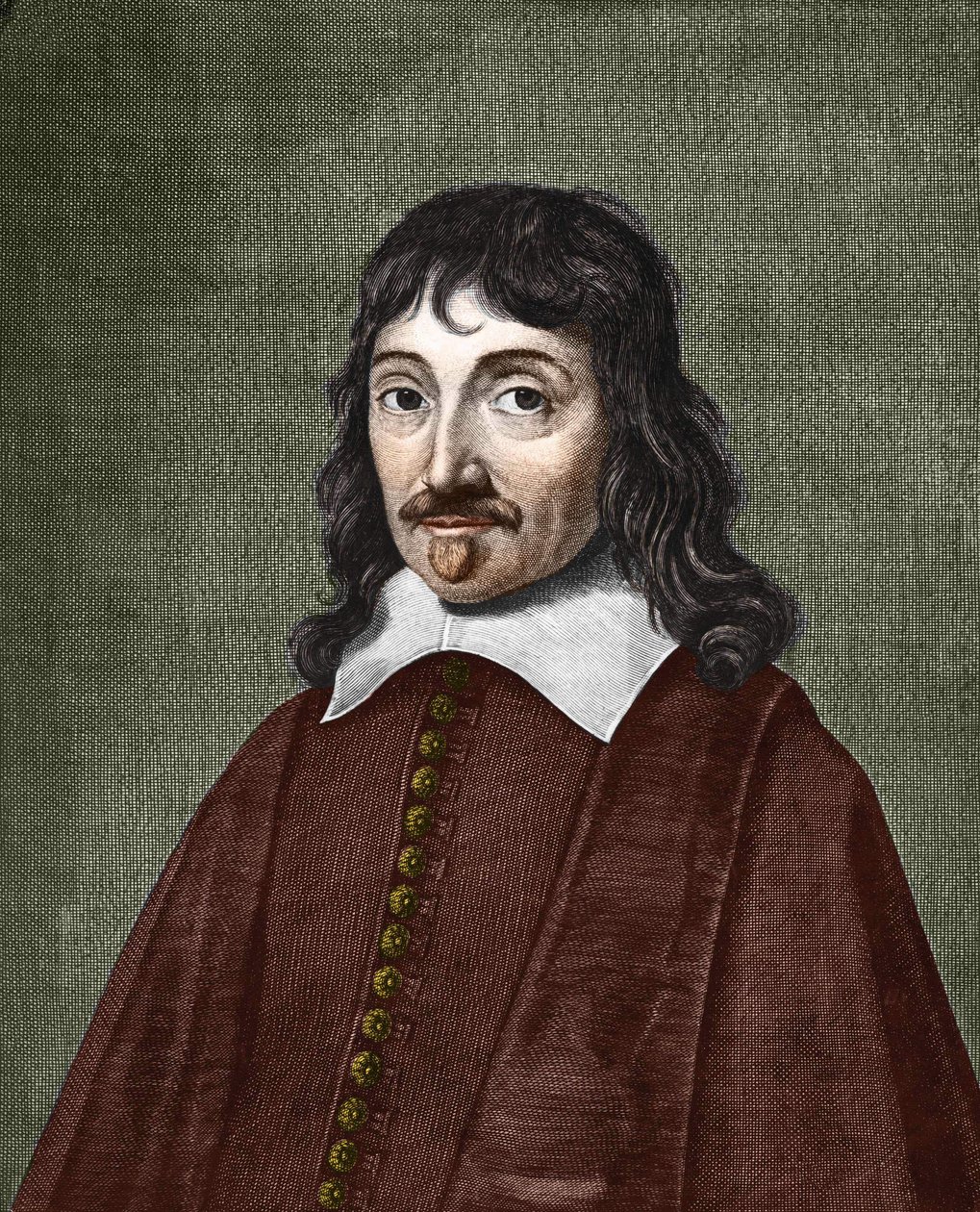 Portrait of René Descartes (1596-1650) by Anonymous Anonymous
