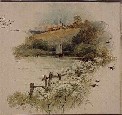 The Stream, Victorian Book Illustration by Anonymous Anonymous