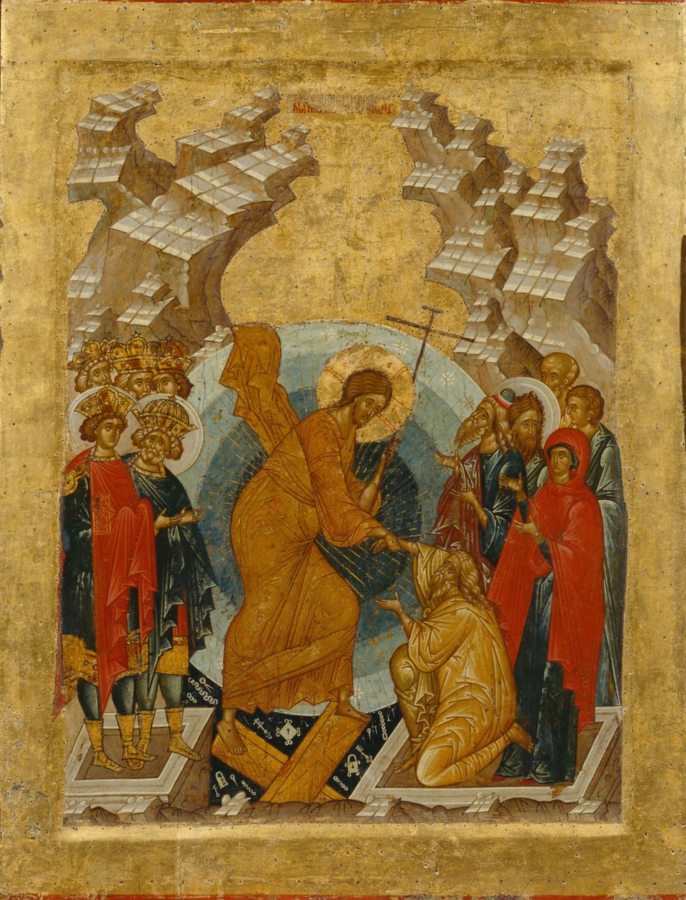 The Descent into Hell by Anonymous Russian icon painter