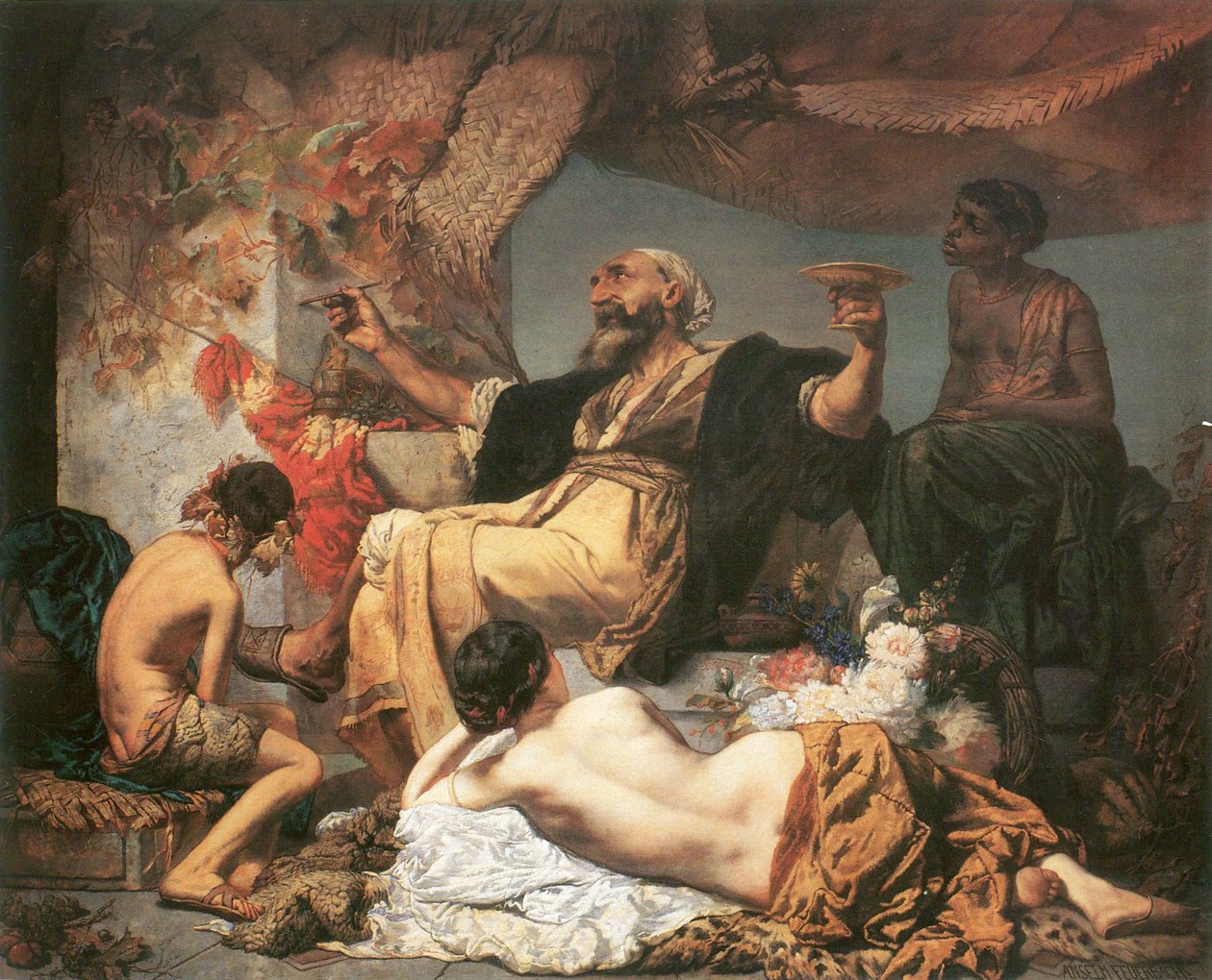 Hafis in Front of the Tavern by Anselm Feuerbach
