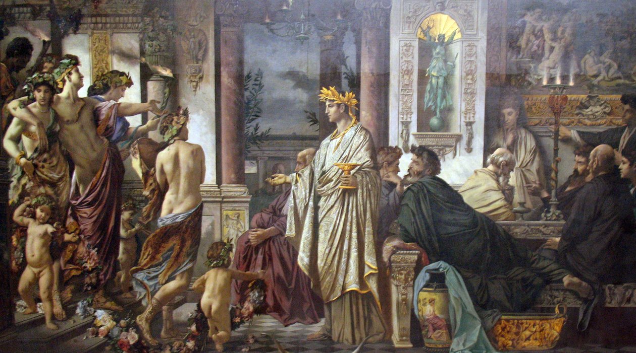 The Banquet (after Plato) by Anselm Feuerbach