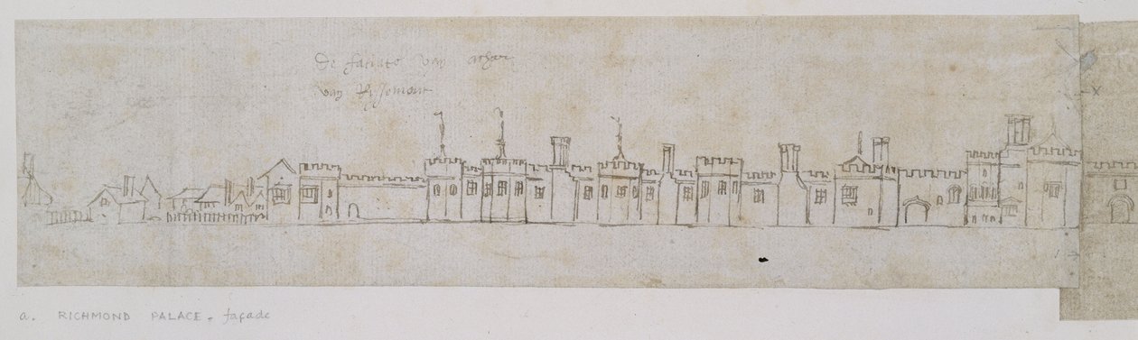 Richmond Palace, Facade by Anthonie Jacobus van Wyngaerdt