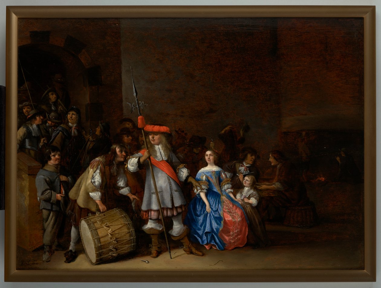 Guardroom Scene by Anthonie (1601 73) Palamedesz