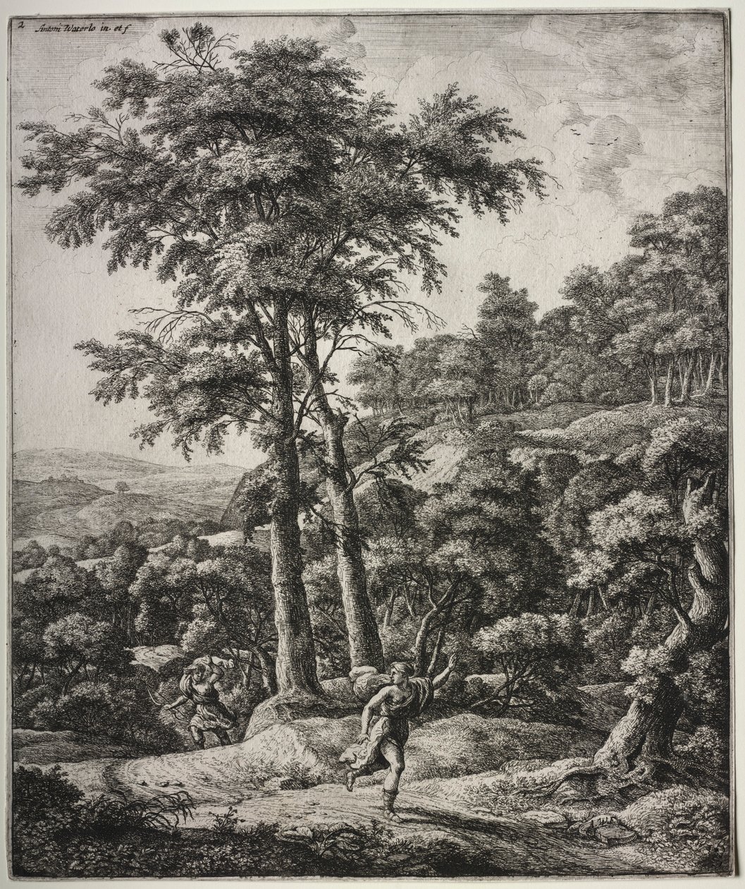 Apollo and Daphne by Anthonie Waterloo