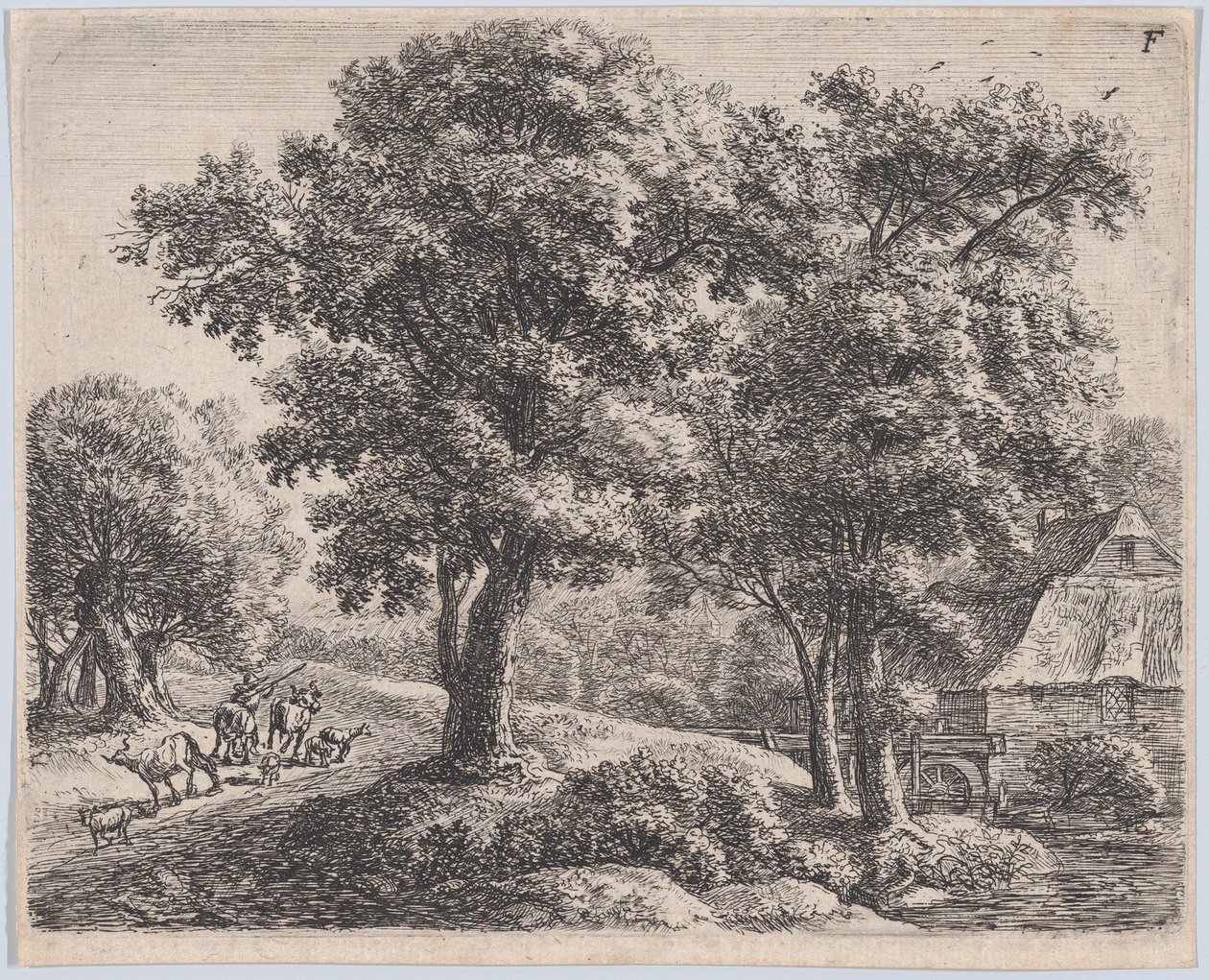 The Herdsman and the Mill by Anthonie Waterloo