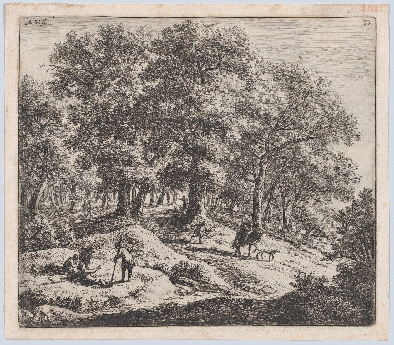 The Hunters by Anthonie Waterloo