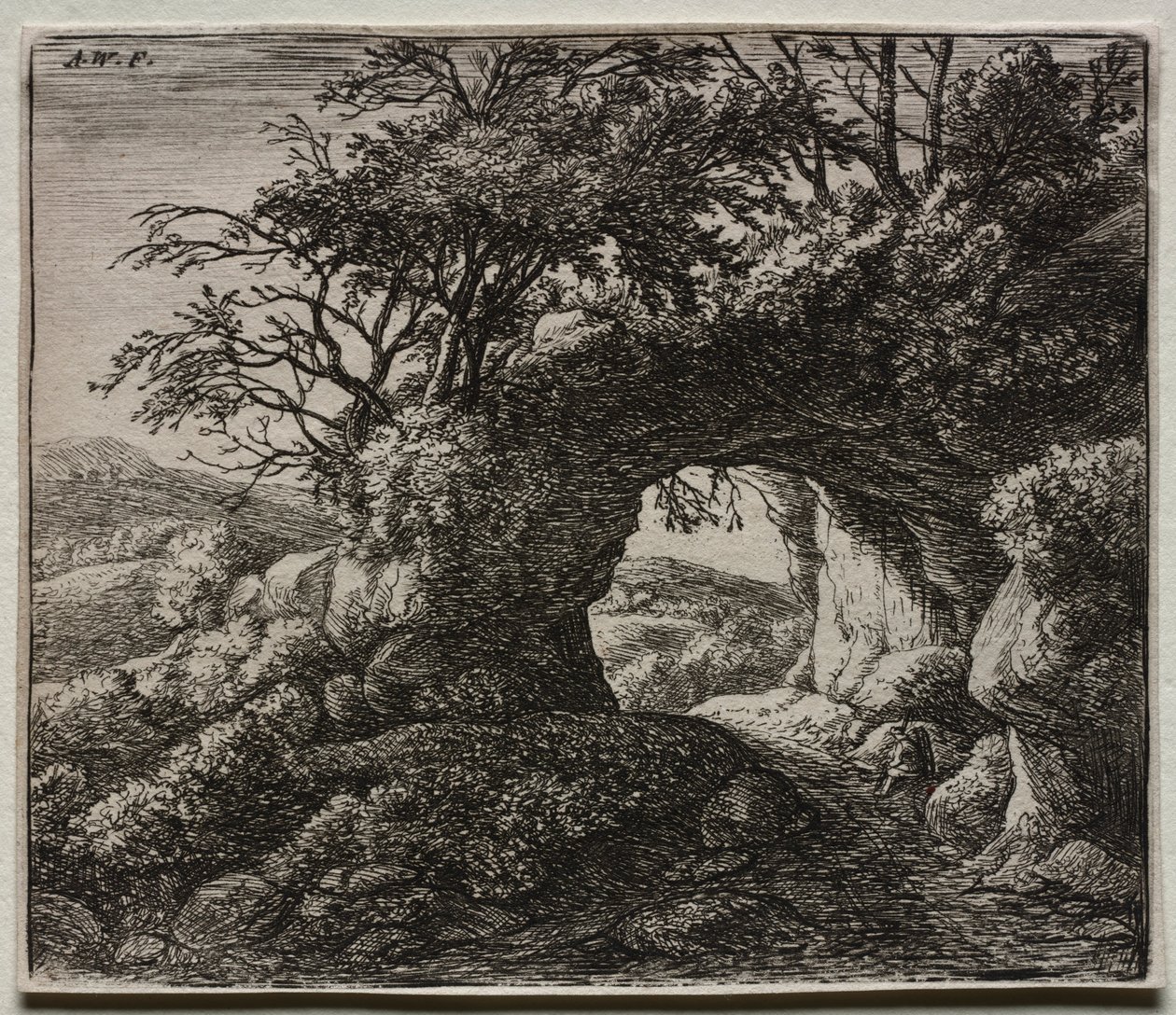 The Pierced Rock by Anthonie Waterloo