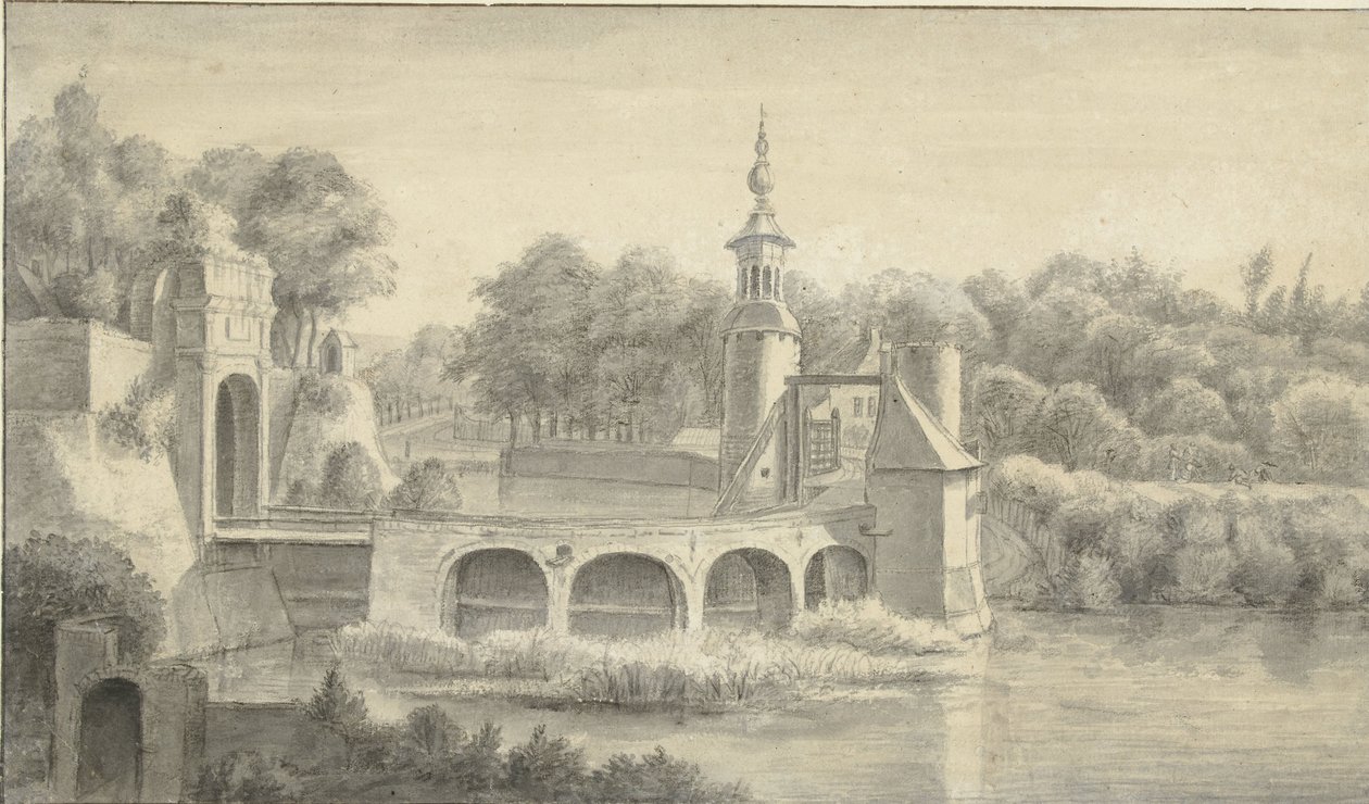 Velperpoort in Arnhem by Anthonie Waterloo