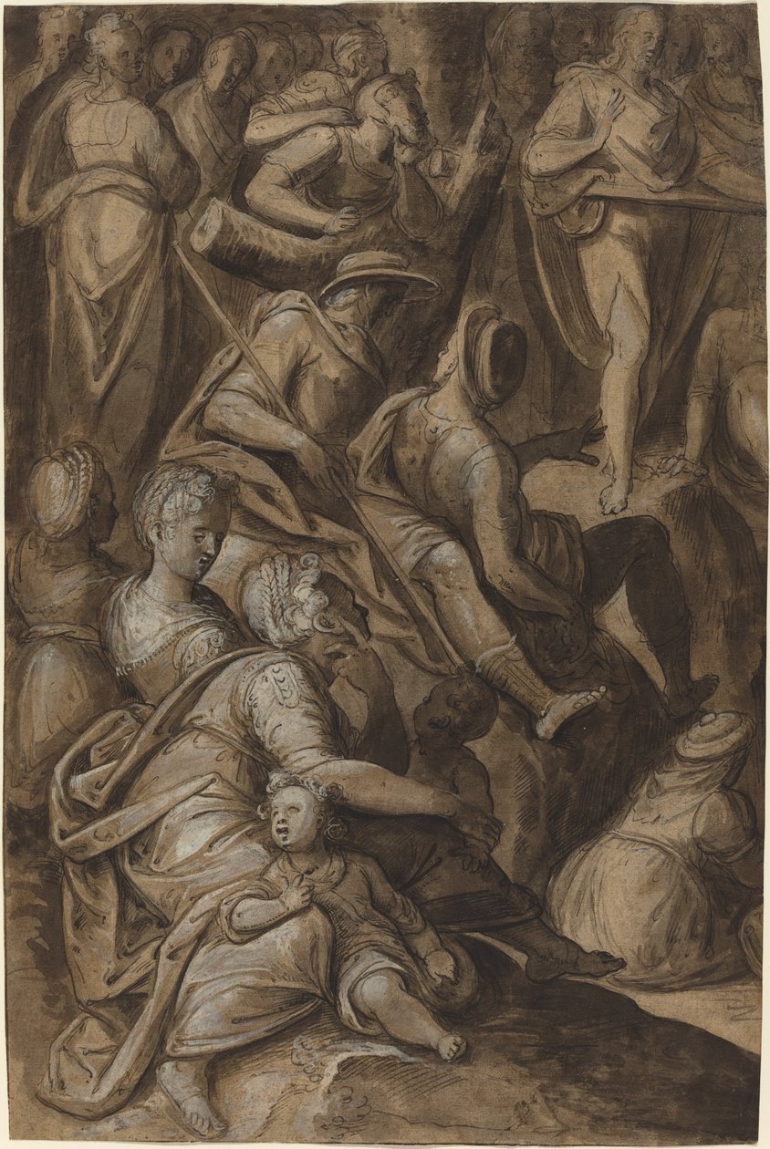 Saint John Preaching by Anthonie van Blocklandt