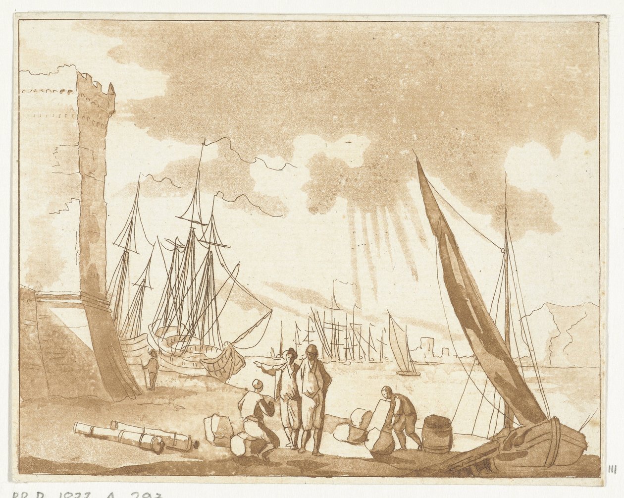 Harbor View by Anthonie van den Bos