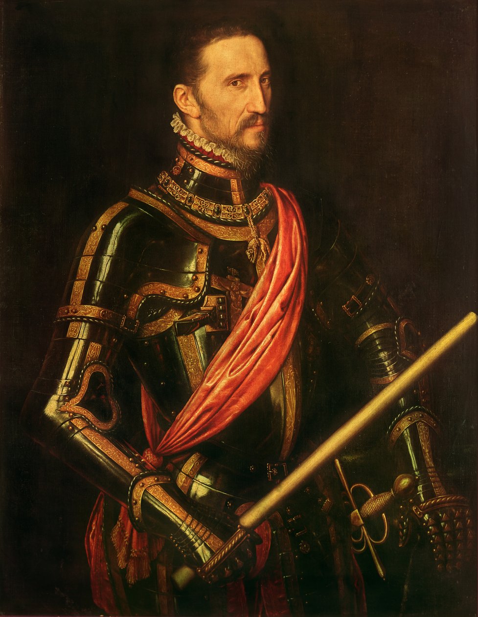 Portrait of Fernando Álvarez de Toledo, 3rd Duke of Alba (1508 - 1582), 1549 by Anthonis van Dashorst Mor