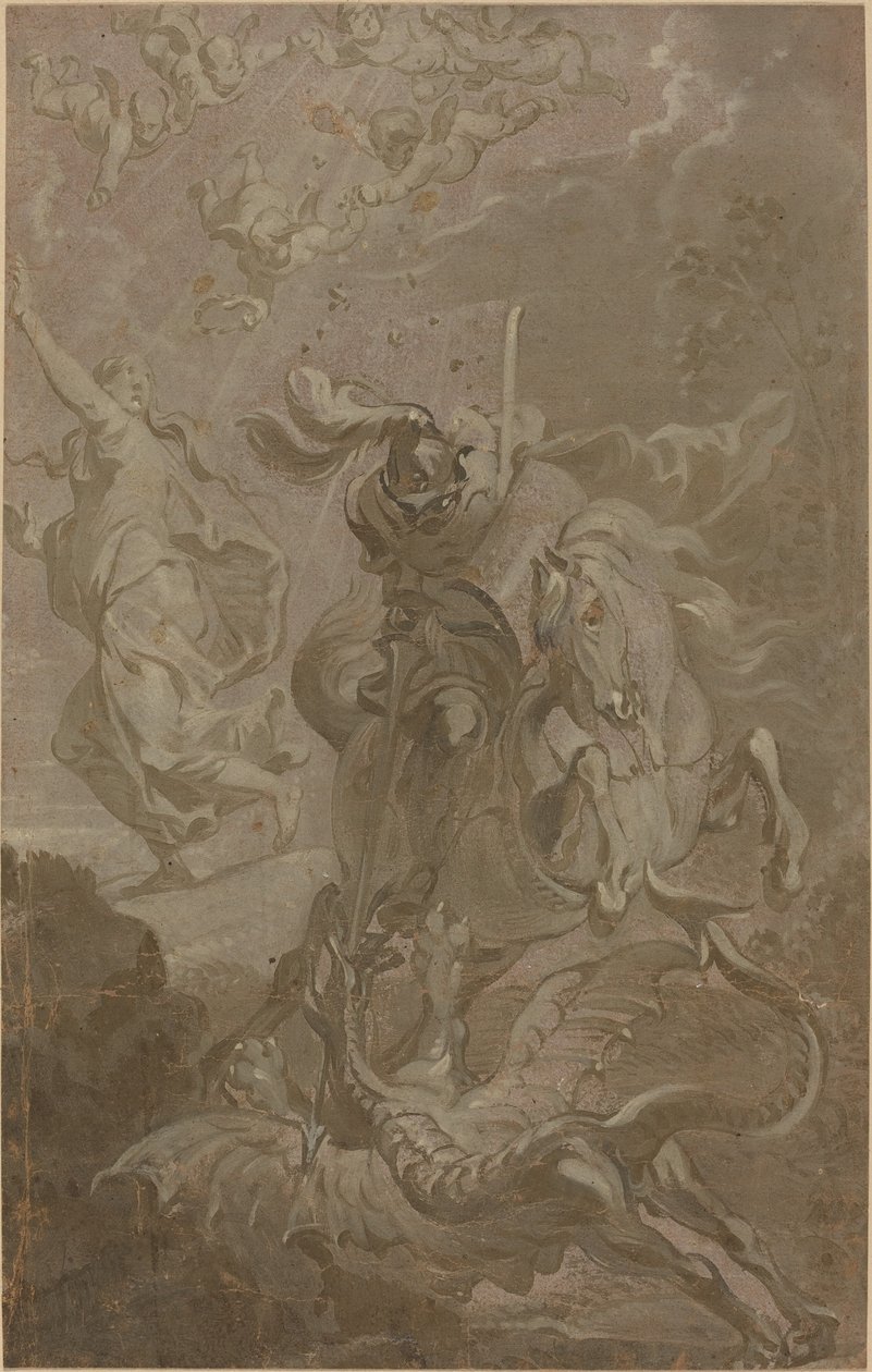 Saint George and the Dragon by Anthonis Sallaert
