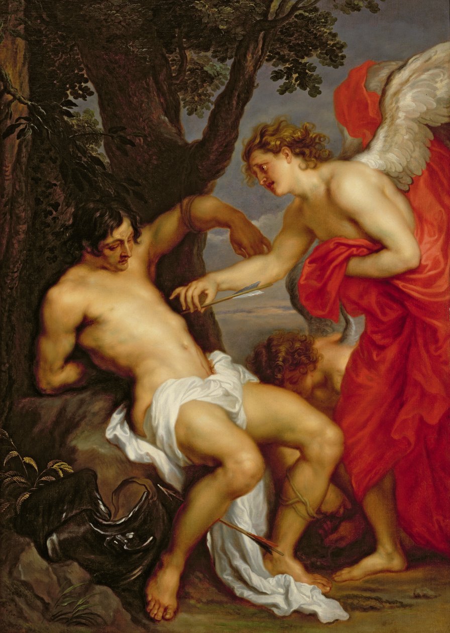 Saint Sebastian and the Angel by Anthony van Dyck